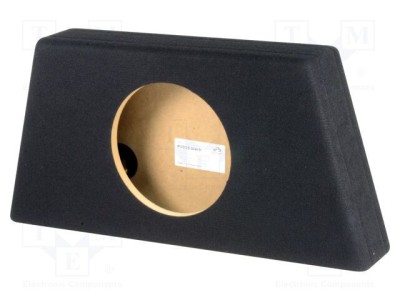Carcasă difuzor MDF neagră BASSER 250mm 15l Frezare 272mm foto