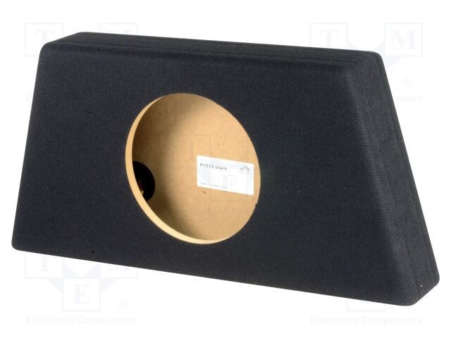 Carcasă difuzor MDF neagră BASSER 250mm 15l Frezare 272mm