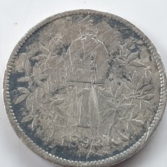 Austria 1 coroana / korona 1893 argint Franz Iosif l
