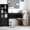 vidaXL Birou Stejar negru 90 x 40 x 76 cm Lemn compozit 869395