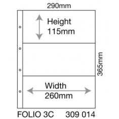 Set 5 folii FOLIO3C pentru colectibile de hartie