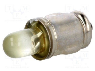Lampă LED galbenă BA7S 24VDC 24VAC POLAM-ELTA foto