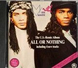 Milli Vanilli &lrm;&ndash; All Or Nothing - The U.S. Remix Album [ cd ] pop rap _ Hansa 1989 Germania _ NM / NM