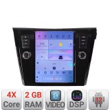 Navigatie Tesla Nissan X-Trail 2013-2018 cu GPS, CarPlay, Android Auto 2GB+32GB