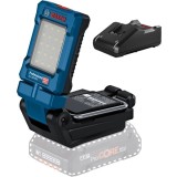 Bosch GLI 18V-800 + GAL 18V-40 - Lampa fara acumulatori Li-Ion 18 V - Ah + Incarcator acumulatori
