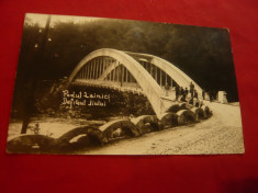 Ilustrata Defileul Jiului - Podul Lainici ,interbelica foto