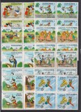 ROMANIA 1986 DISNEY LP. 1153-1154 MNH 5 SCAN
