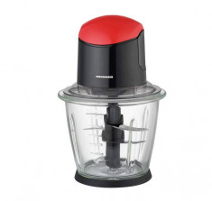 Tocator de legume Heinner HMC-K500BKR 500W 1.5 litri 3 cutite Negru / Rosu foto