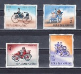 A12 S2 5 - Timbre foarte veche - San Marino - masini de epoca