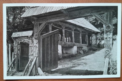Carte postala, Romania, Case campestre, perioada interbelica foto