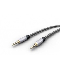 Cablu audio jack stereo 3.5 mm tata - 3.5 mm tata 5m dublu ecranat Goobay Plus foto