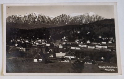 PREDEAL , VEDERE GENERALA , CARTE POSTALA , ANII &amp;#039; 30 foto
