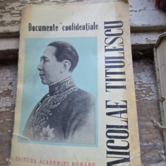 Documente Confidentiale - Nicolae Titulescu