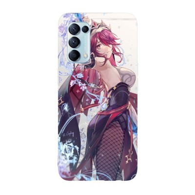 Husa compatibila cu Oppo A73 model Rosaria Genshin impact, Silicon, TPU, Viceversa foto