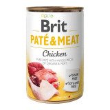 Hrana umeda pentru caini Brit Pate &amp; Meat cu Pui, 400g