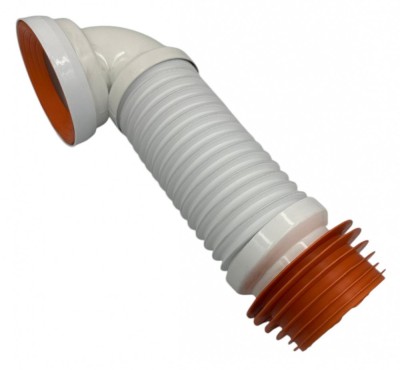 Racord Extensibil WC cu Cot Fix 40 Cm foto