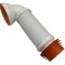 Racord Extensibil WC cu Cot Fix 40 Cm