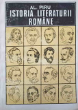 ISTORIA LITERATURII ROMANE-ALEXANDRU PIRU