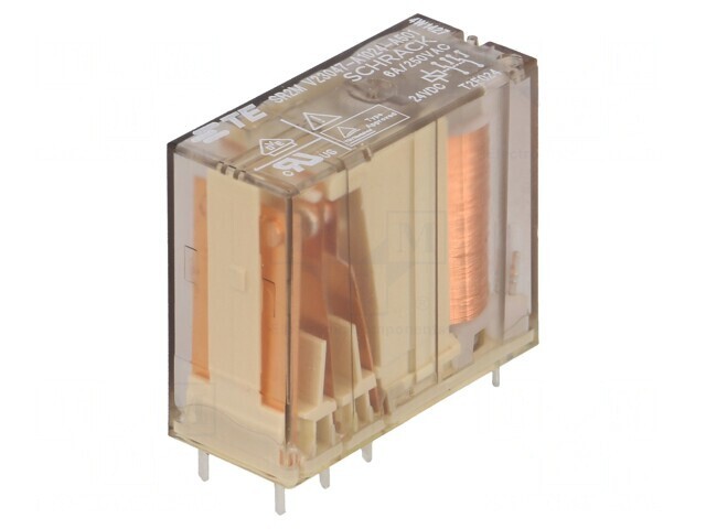 Releu Electromagnetic DPDT 24VDC 6A PCB