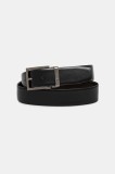 BOSS curea de piele cu doua fete barbati, culoarea negru, 50542180