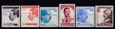 ROMANIA 1940 LP 139 REGELE CAROL II - 10 ANI DE DOMNIE SERIE MNH