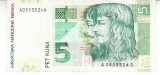 M1 - Bancnota foarte veche - Croatia - 5 kuna - 2001