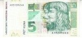 B11 - Bancnota foarte veche - Croatia - 5 kuna - 2001