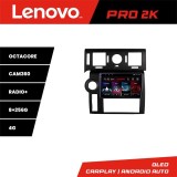 Navigatie Android Lenovo QLED 2K 8+256GB pentru Hummer H2 2002-2008