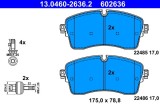 ATE 13.0460-2636.2 set placute frana disc