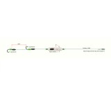 MADCAT Adjusta Profi River Rig Worm &amp; Squid 1.00mm Nr.6/0 180cm 20g, DAM
