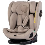 Cumpara ieftin Scaun auto Chipolino Techno iGrow I-Size 40-150 cm cu sistem Isofix si sezut rotativ latte