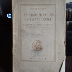 2. LES TROIS MIRACLES DE SAINTE CECILE – MARTYRE DE SAINT VALERIEN (Cele trei miracole ale Sfintei Cecile)