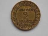 Moneda Franta 2 Franci 1922 Argint, Colectie Numismatica, Stare Buna