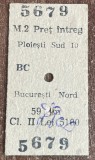 QW29 - Bilet de colectie - transporturi - CFR 4 - bilet de calatorie