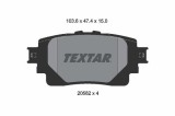 Set placute frana disc Lexus Lm, Nx II, Rc, Rx, Rz; Subaru Solterra; Suzuki Across; Toyota BZ4X, Corolla, Highlander, 47.4x103.6x15mm, OE 0446602390