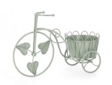 Cumpara ieftin Suport ghiveci flori otel verde Bicicleta 54x19x34 cm