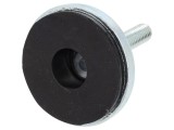 Picioruș rigid cu ax bază 55mm M10 oțel