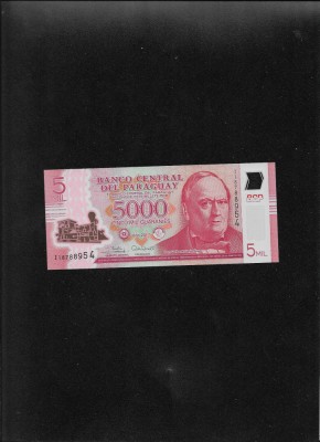 Paraguay 5000 5.000 guaranies 2017 seria18788954 unc foto