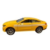 Macheta metal Mercedes replica C class coupe 1:38 galbena