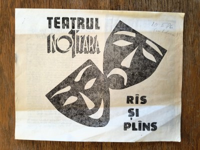 Pliant, program Teatrul Nottara - Ras si plans / CD1P foto