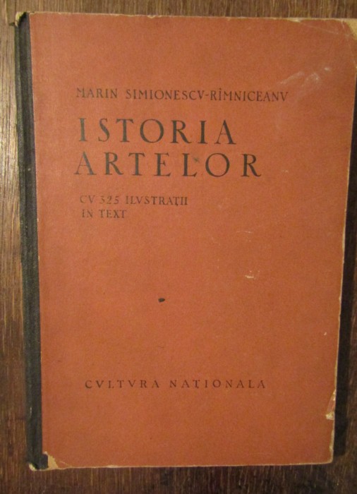 Istoria artelor - Marin Simionescu-R&icirc;mniceanu