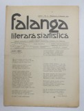 FALANGA LITERARA SI ARTISTICA , ZIAR SAPTAMANAL , ANUL I, NR. 5 , DUMINICA 7 FEBRUARIE , 1910