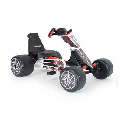 Vehicul cu pedale pentru copii Mercedes Go-Cart, maxim 25 kg, 2-4 ani foto