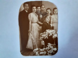Fotografie cca 6/9 cm de nuntă din Rom&acirc;nia &icirc;n anii 40