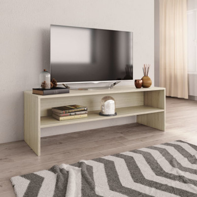 Comodă TV, stejar Sonoma, 120 x 40 x 40 cm, PAL foto