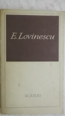 E. Lovinescu - Scrieri 2 (Memorii) foto