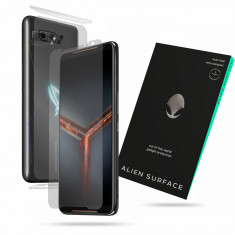 Folie pentru Asus ROG Phone II ZS660KL, Alien Surface Screen+Edges+Back, Transparent foto