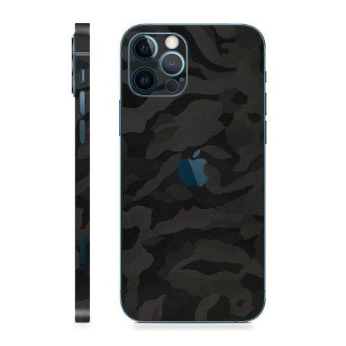 Folie Protectie Skin Spate iPhone 12 Pro Neagra