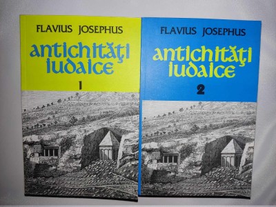 FLAVIUS JOSEPHUS - ANTICHITATI IUDAICE - 2 VOL. - COMPLETA (EVREI, IUDAISM) foto