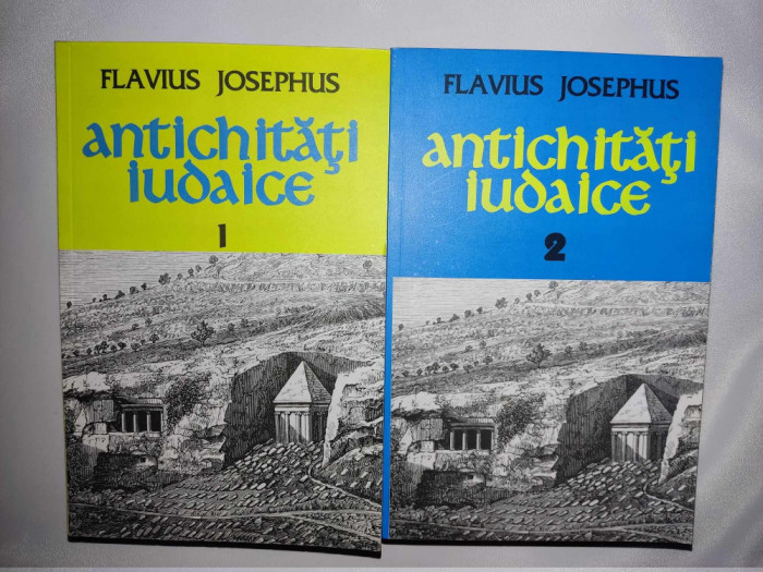 FLAVIUS JOSEPHUS - ANTICHITATI IUDAICE - 2 VOL. - COMPLETA (EVREI, IUDAISM)